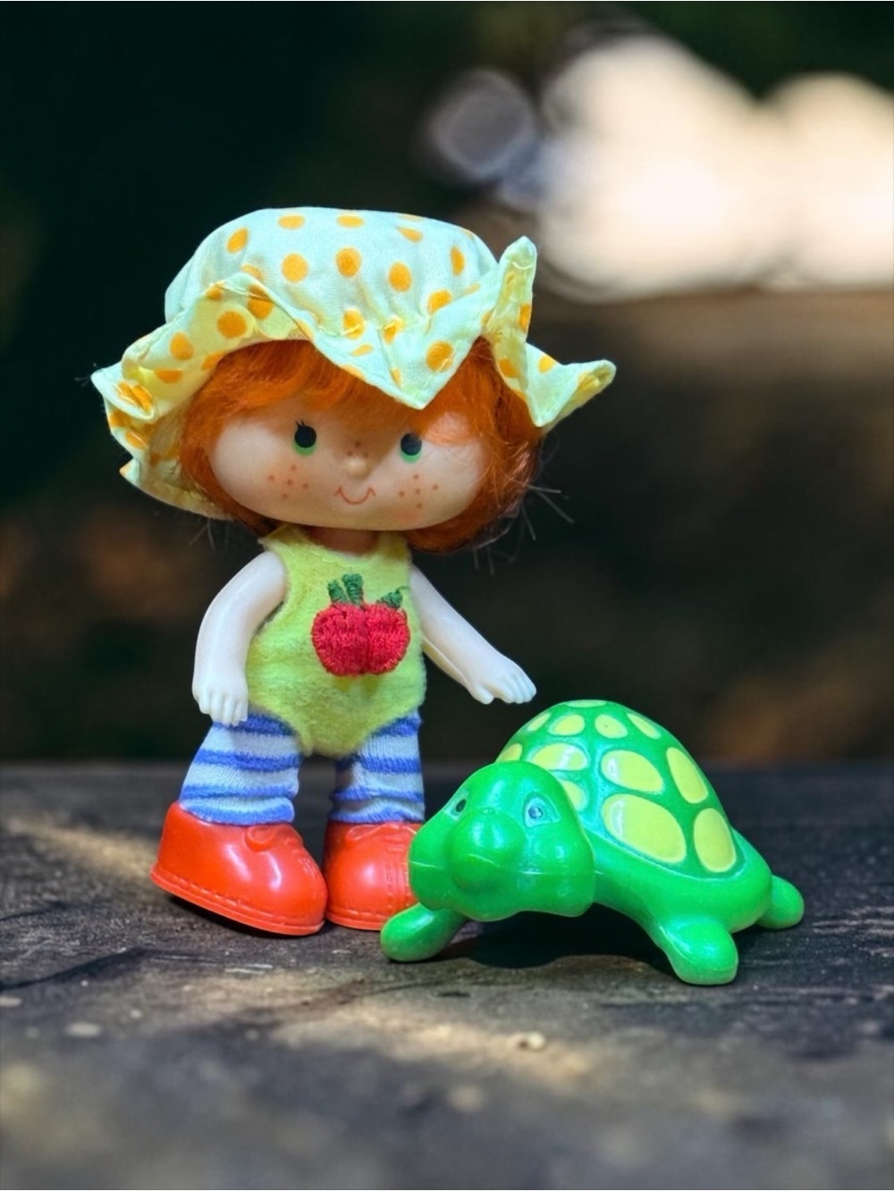 1979 AMERICAN GREETINGS Apple Dumplin Doll and Tea Time Turtle